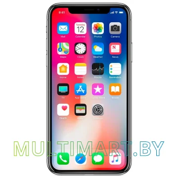 Смартфон Apple iPhone X 256GB (серебристый)